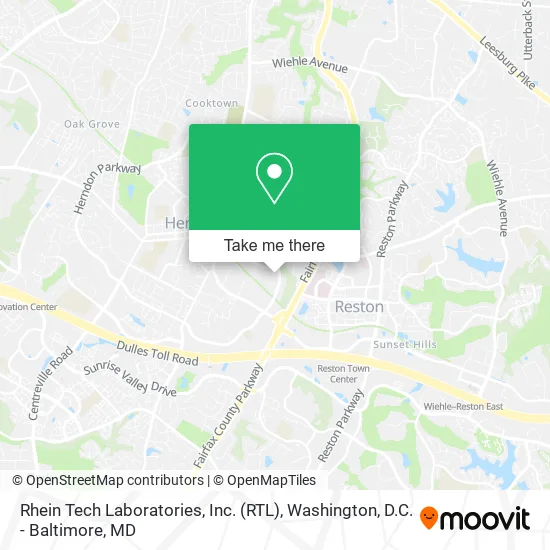 Rhein Tech Laboratories, Inc. (RTL) map