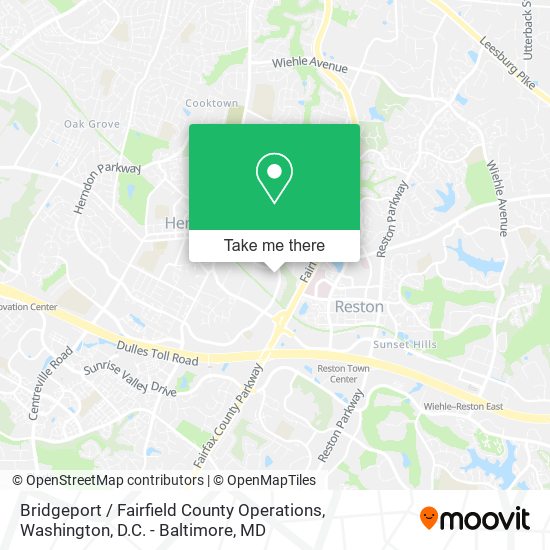 Bridgeport / Fairfield County Operations map