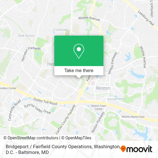 Bridgeport / Fairfield County Operations map