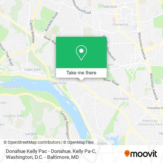 Mapa de Donahue Kelly Pac - Donahue, Kelly Pa-C