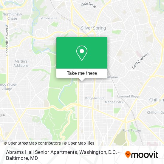 Abrams Hall Senior Apartments map