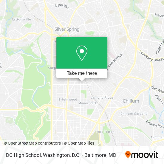 DC High School map
