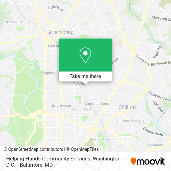 Helping Hands Community Services map