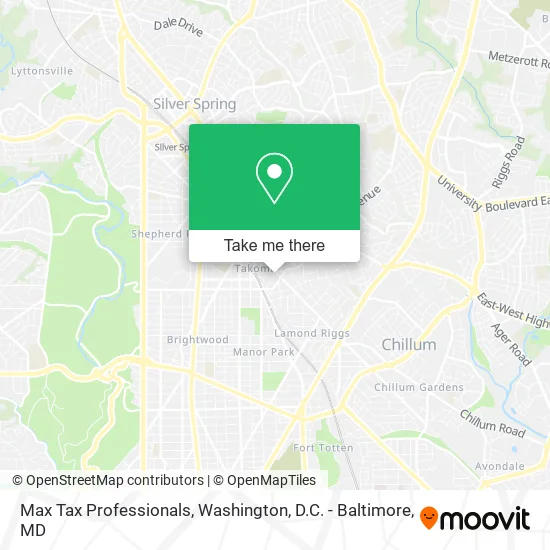 Max Tax Professionals map