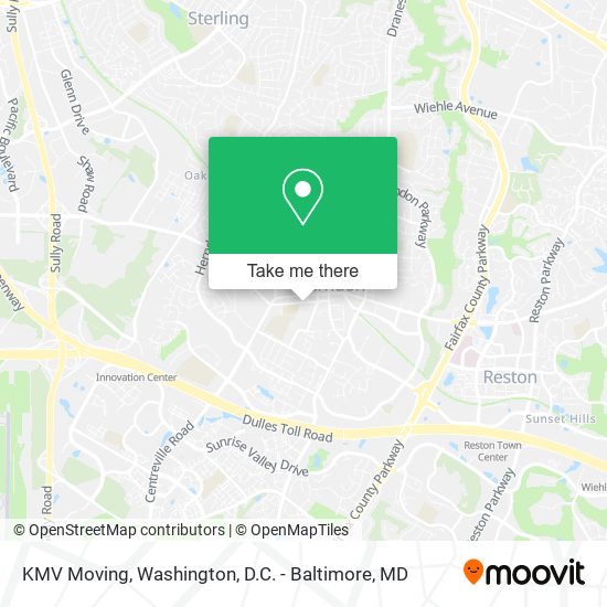 Mapa de KMV Moving