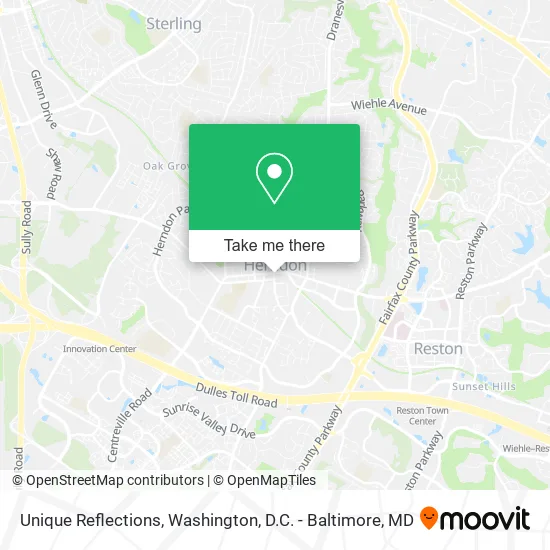 Unique Reflections map