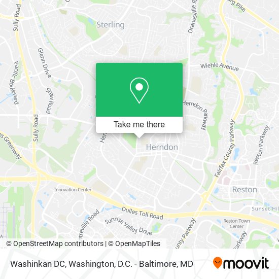 Washinkan DC map