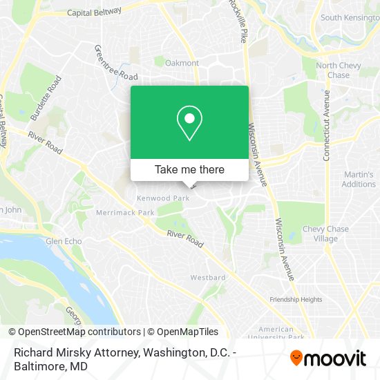 Mapa de Richard Mirsky Attorney