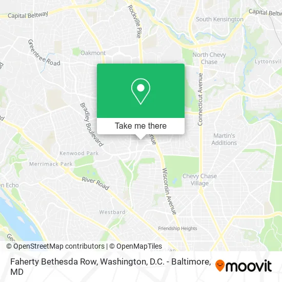 Faherty Bethesda Row map