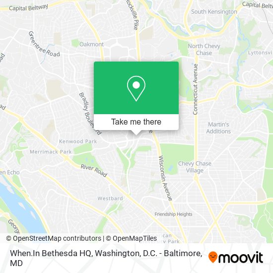 Mapa de When.In Bethesda HQ