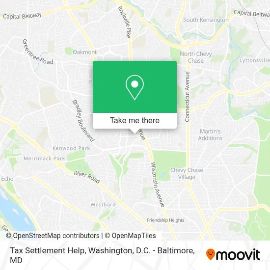 Tax Settlement Help map
