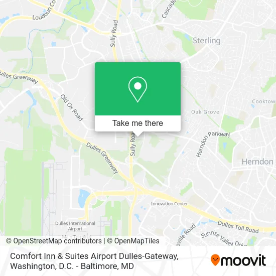 Comfort Inn & Suites Airport Dulles-Gateway map