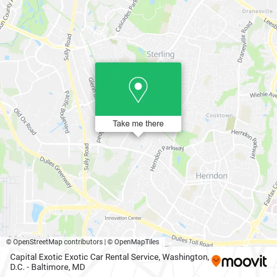 Capital Exotic Exotic Car Rental Service map