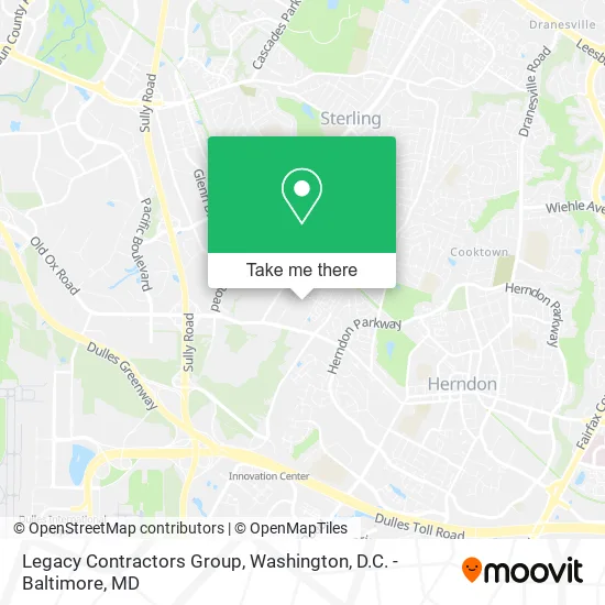 Mapa de Legacy Contractors Group