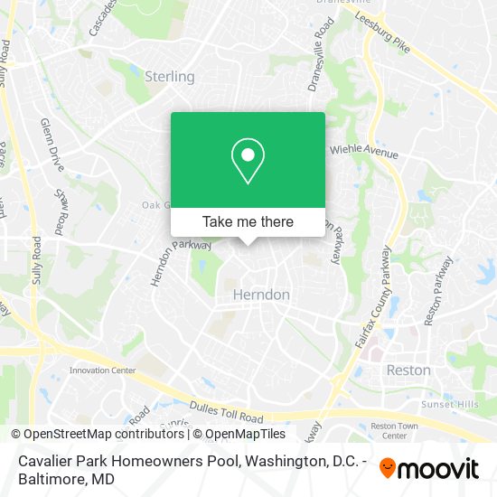 Mapa de Cavalier Park Homeowners Pool