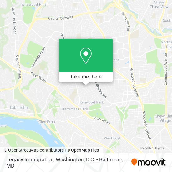 Mapa de Legacy Immigration