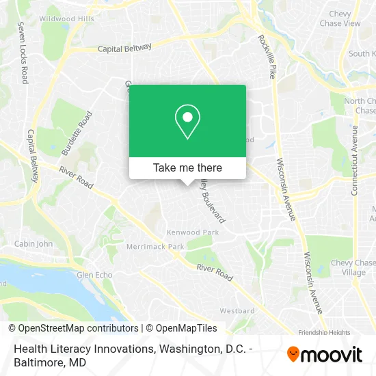 Health Literacy Innovations map