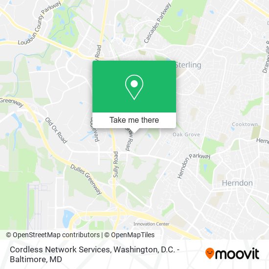 Cordless Network Services map