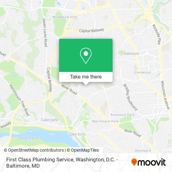 First Class Plumbing Service map