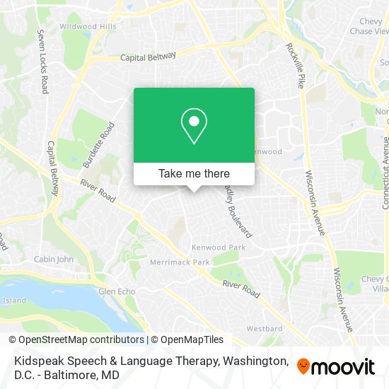 Mapa de Kidspeak Speech & Language Therapy