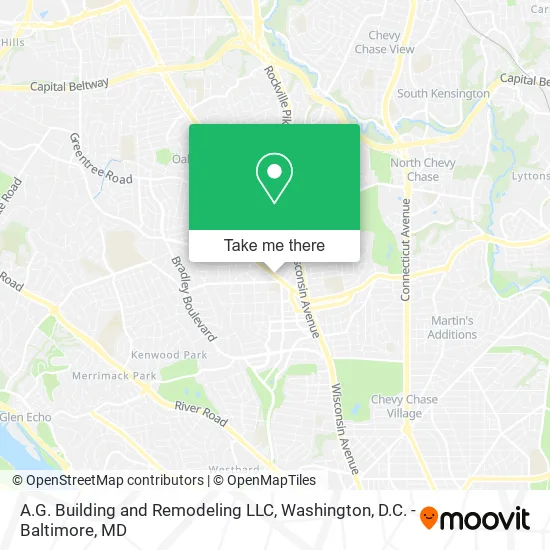 Mapa de A.G. Building and Remodeling LLC