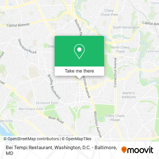 Bei Tempi Restaurant map