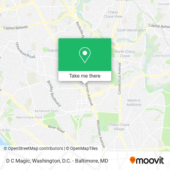 D C Magic map