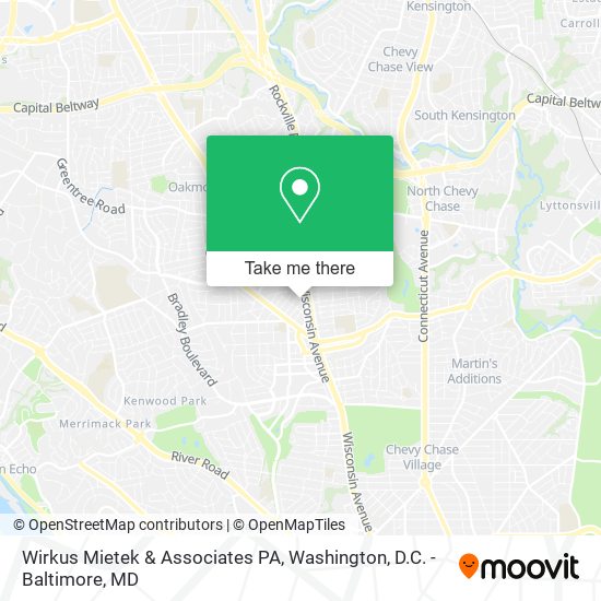 Mapa de Wirkus Mietek & Associates PA