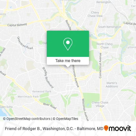 Friend of Rodger B. map
