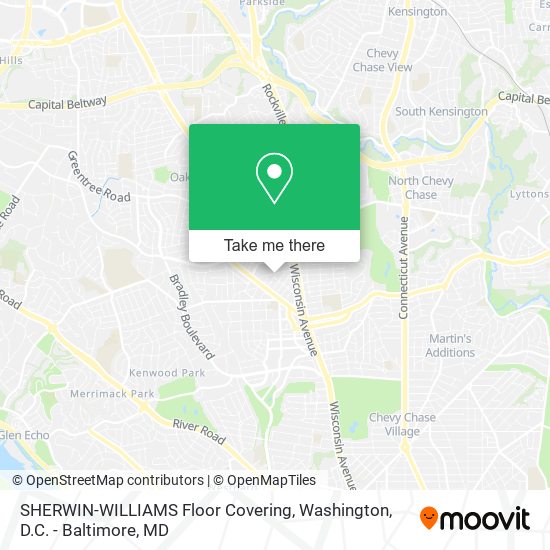 SHERWIN-WILLIAMS Floor Covering map