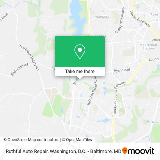 Ruthful Auto Repair map