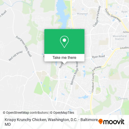 Mapa de Krispy Krunchy Chicken