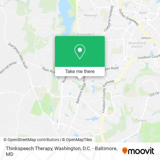 Thinkspeech Therapy map