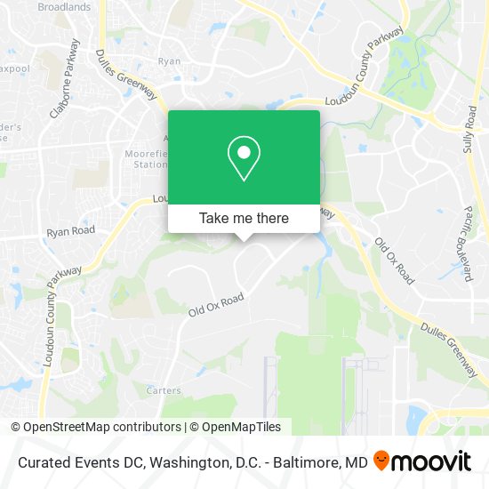 Curated Events DC map