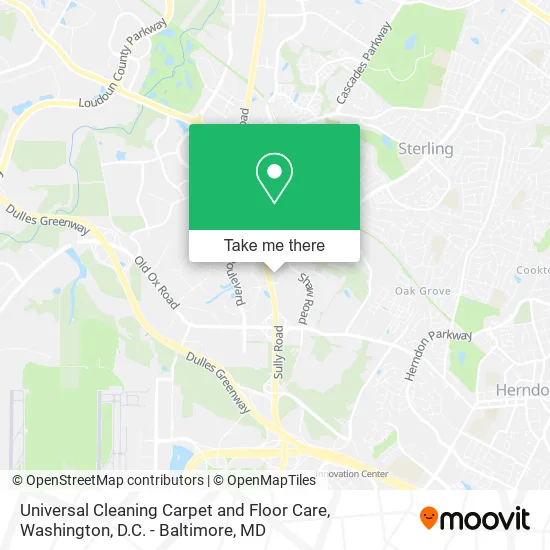 Mapa de Universal Cleaning Carpet and Floor Care
