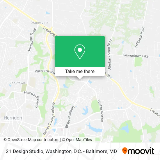 21 Design Studio map