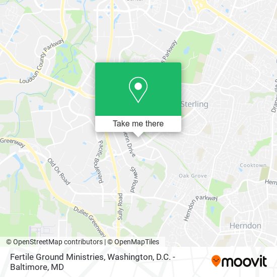 Fertile Ground Ministries map