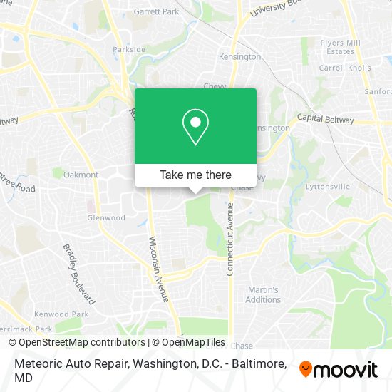 Meteoric Auto Repair map