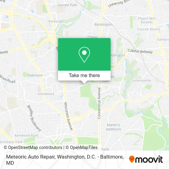Meteoric Auto Repair map