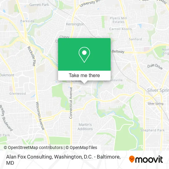 Alan Fox Consulting map