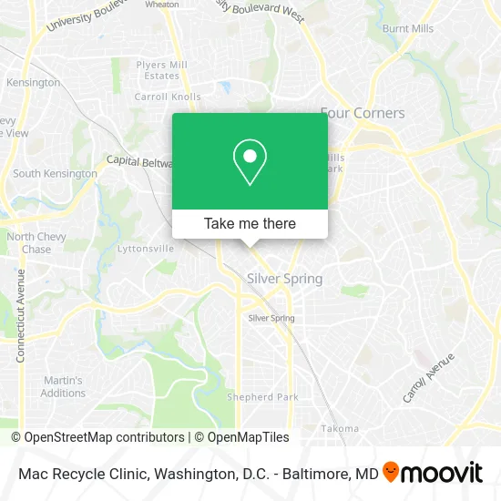 Mac Recycle Clinic map