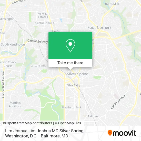Lim Joshua Lim Joshua MD Silver Spring map