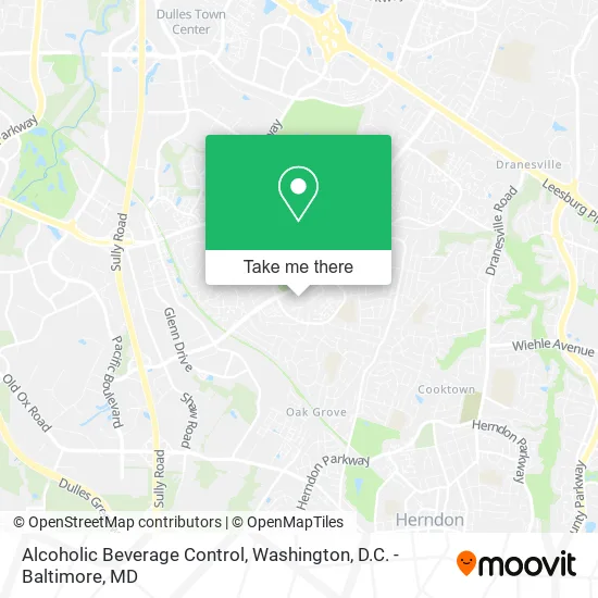 Mapa de Alcoholic Beverage Control