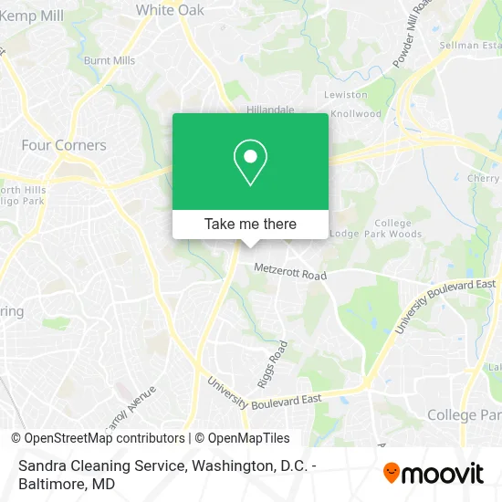 Sandra Cleaning Service map