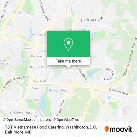 T&T Vietnamese Food Catering map