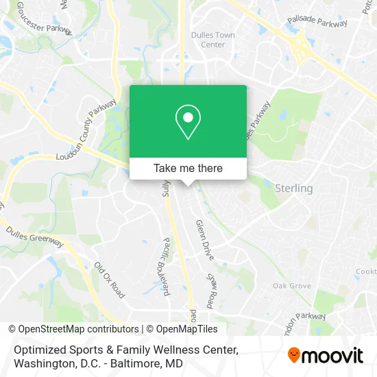 Optimized Sports & Family Wellness Center map