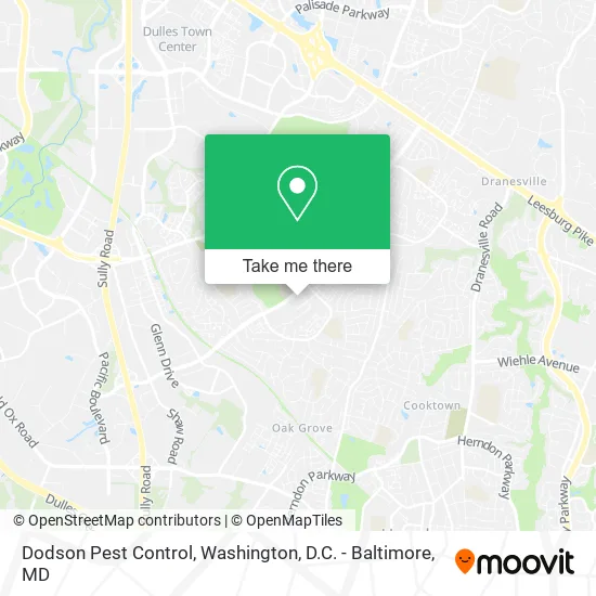 Dodson Pest Control map