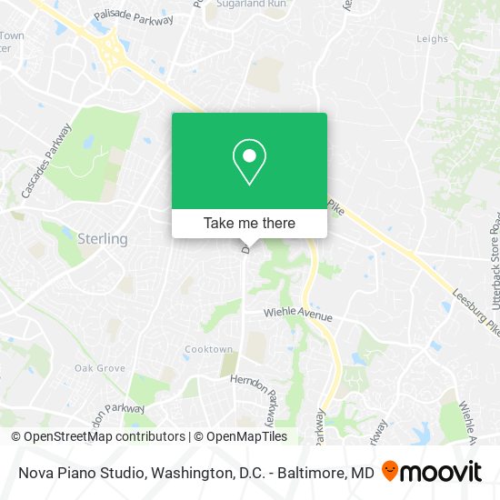 Nova Piano Studio map