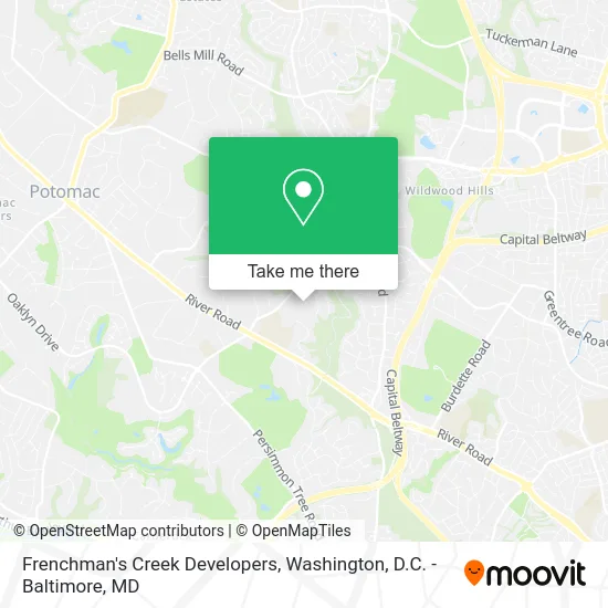 Frenchman's Creek Developers map