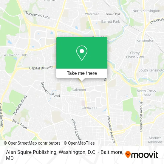 Alan Squire Publishing map